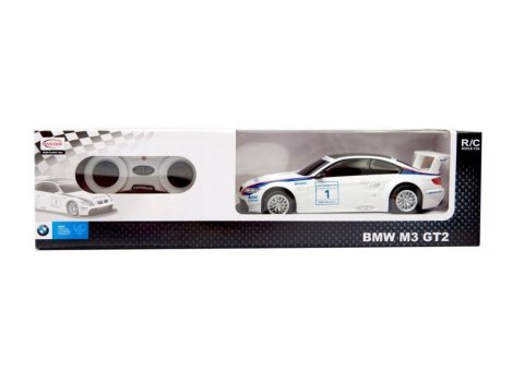Auto Sportowe BMW M3 GT2 Samochód Zdalnie Sterowany RC Białe 1:24