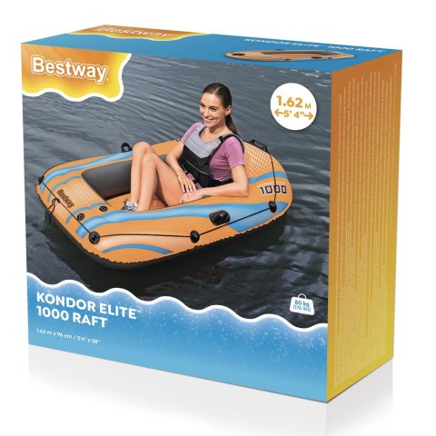 Dmuchany Ponton 162 x 96 cm Kondor Elite 1000 Bestway 61135