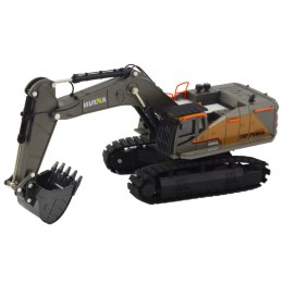 Koparka Gąsienicowa Metalowa Ruchoma Łyżka Huina Czarna 1:50