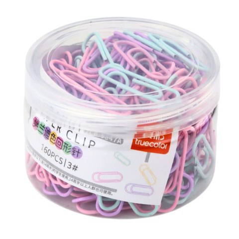 Zestaw W Pudełku Kolorowe Spinacze Do Papieru 160 Szt