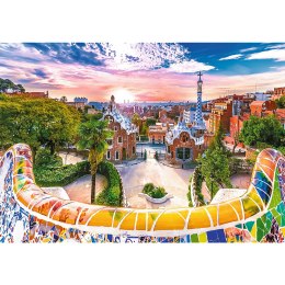 Puzzle - 1000 - Zachód słońca nad Barceloną, Hiszpania 10711