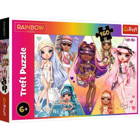 Puzzle- "160" - Wesołe przyjaciółki / MGA Rainbow high Trefl 15415