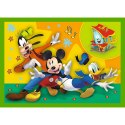 Puzzle - "4w1 (12, 15, 20, 24)" - Wśród przyjaciół Myszka Miki Trefl 34616