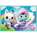 Puzzle - 10w1 - W świecie Gabi - Universal Gabby"s Dollhouse Trefl 96003