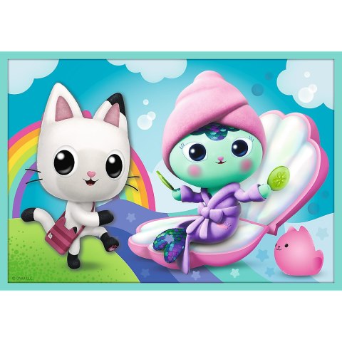Puzzle - 10w1 - W świecie Gabi - Universal Gabby"s Dollhouse Trefl 96003