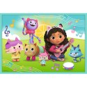 Puzzle - 10w1 - W świecie Gabi - Universal Gabby"s Dollhouse Trefl 96003