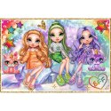 Puzzle - 2x200 - Tęczowe lalki / MGA Rainbow high Trefl 13335