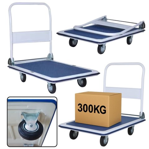 Wózek Platformowy Transportowy Magazynowy Do 300kg