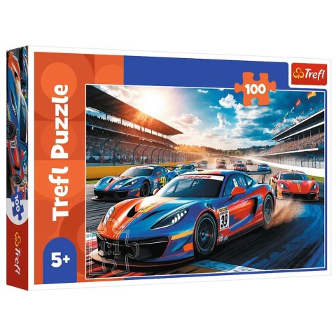 Puzzle 100 - Szybka wyścigówka Trefl 17403