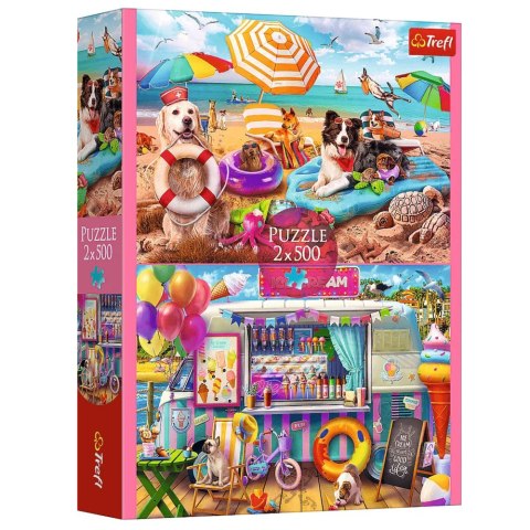 Puzzle - 2x500 - Wakacyjny czas Trefl 37533