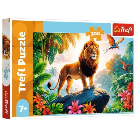 Puzzle 200 - Król dżungli Trefl 13329