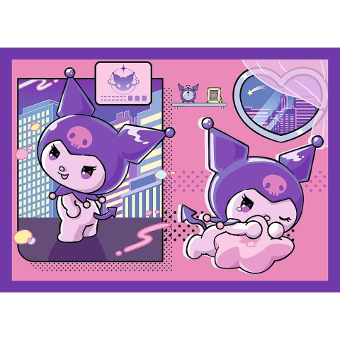 Puzzle - 4w1 - Dzień Kuromi - Hello Kitty Trefl 34676