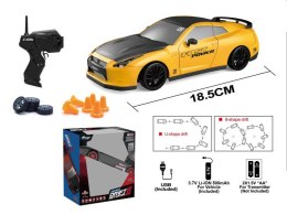 Auto Sportowe Zdalnie Sterowane Wymienne Koła Żółte