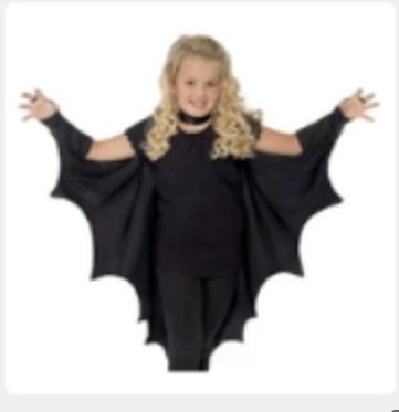 Zestaw Hallowen Strój nietoperza