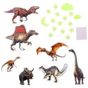 Naklejki Fluorescencyjne Świecące Na Ścianę Dinozaury Gwiazdki