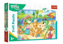 Puzzle - 100 - Dzień Treflików - Rodzina Treflików - Trefl 16470