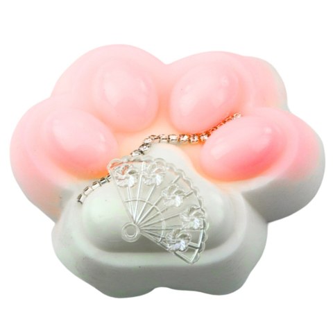 Gniotek Kocia Łapka Antystresowa Sensoryczna Squishy Ozdoby Biała