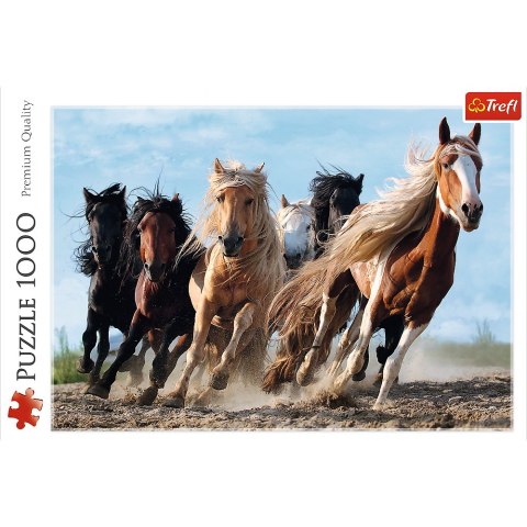 Puzzle - 1000 - Galopujące konie - Trefl 10446