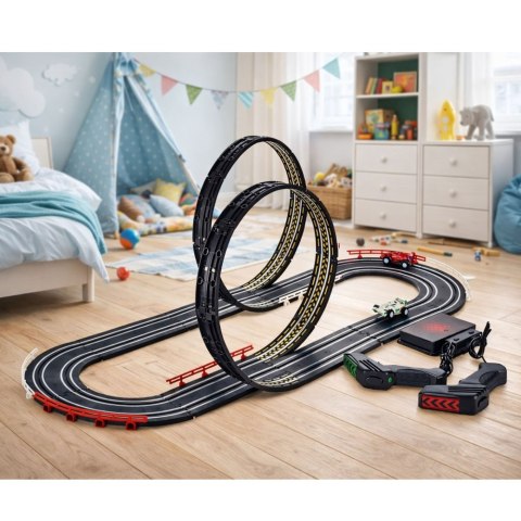 Tor Wyścigowy Zdalnie Sterowany RC Dla Dwóch Osób 1:64 388cm