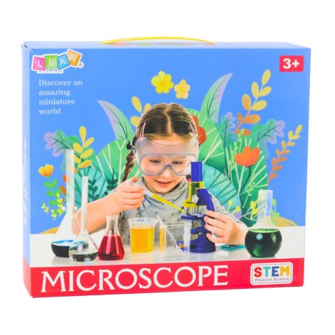 Mikroskop Edukacyjny Dla Dzieci Akcesoria Powiększenie 300x