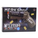 Mini Pistolet Broń Na Naboje I Łuski Czarno-Brązowy 13,5 cm