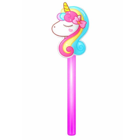 Różdżka Z Jednorożcem Fluorescencyjna Świecąca W Ciemnośći Neon Stick 25cm