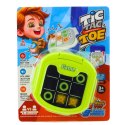 Gra Elektroniczna Kółko i Krzyżyk Tic Tac Toe 9 Trybów Zielona