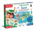 Gra edukacyjna Puzzle Quizy Zwierzęta Odkrywamy Świat Uczę się Bawiąc Język Polski Clementoni 50779