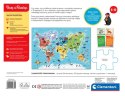 Gra edukacyjna Puzzle Quizy Zwierzęta Odkrywamy Świat Uczę się Bawiąc Język Polski Clementoni 50779