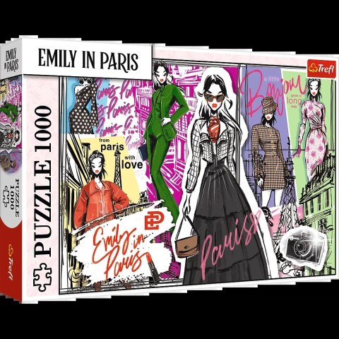 Puzzle - 1000 - Emily w Paryżu: Modowe Inspiracje - Trefl 10967