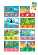Puzzle Zwierzęta i Ich Cienie Uczę się Bawiąc Język Polski Clementoni 50762