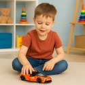 Samochód Sportowy Napęd Pull Back Metalowy Pomarańczowy 1:43