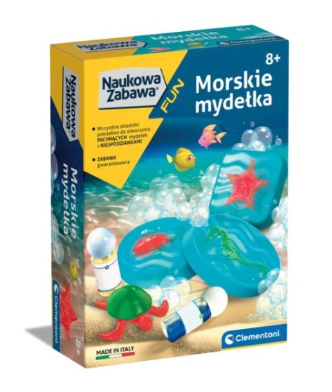 Naukowa Zabawa Zestaw Morskie Mydełka Język Polski Clementoni 50709