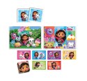 Zestaw Edukacyjny Puzzle Memo Klocki KOCI DOMEK GABI Clementoni 18319