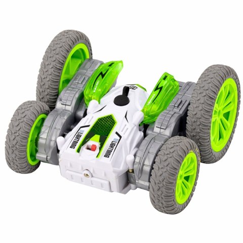 Autko Kaskaderskie Zdalnie Sterowane RC Światła Dym Drift 360° Zielone