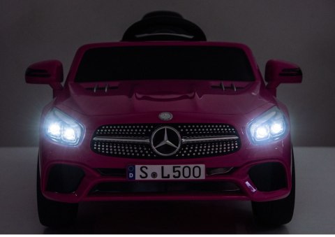 Auto Na Akumulator Mercedes SL500 S506 Różowe
