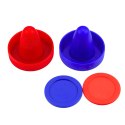 Stół Air Hockey Stołowy Gra Zręcznościowa Dla Dzieci Krążki 43x26 cm