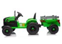 Traktor Na Akumulator CH9959B Z Przyczepą Jasno Zielony 24V
