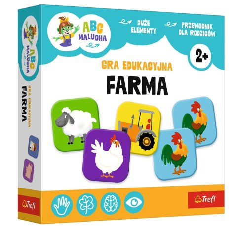 Gra edukacyjna Farma ABC Malucha Rodzina Treflików Trefl 02909