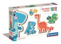 Moje Pierwsze Puzzle 2-3-4-5 DINOZAURY Clementoni 20834