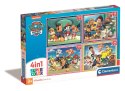 Puzzle 4w1 Super Color PSI PATROL Clementoni 21513