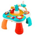Stolik Edukacyjny Interaktywny Panel Muzyczny Pianinko 2w1 Turkusowy